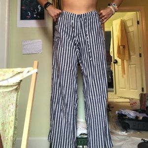 flowly striped beachy pants